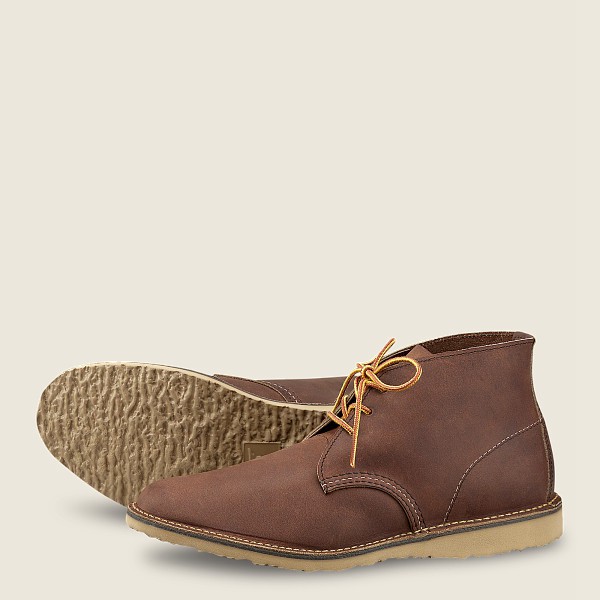 Heritage Sko Herre - Red Wing Weekender – Chukka Yuma Læder - Brune - ATQEKX-527